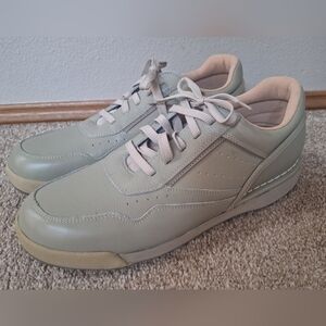 ROCKPORT Prowalker M7100 Taupe Walking Leather Shoes Mens 10